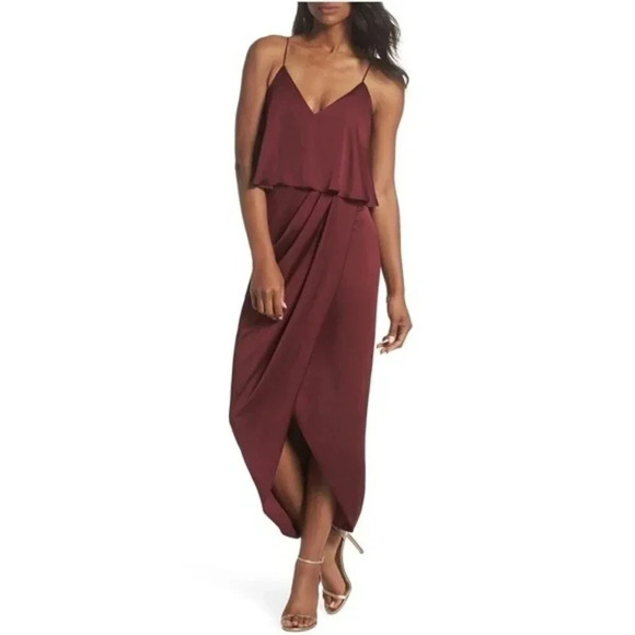 NEW, Shona Joy, Luxe Frill Tulip Hem Maxi‎ Dress - Picture 2 of 14